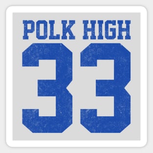 Polk High #33 vintage Al Bundy jersey Sticker